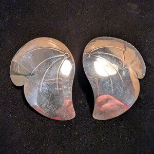 Women's Vintage Sterling Silver Wing Earrings